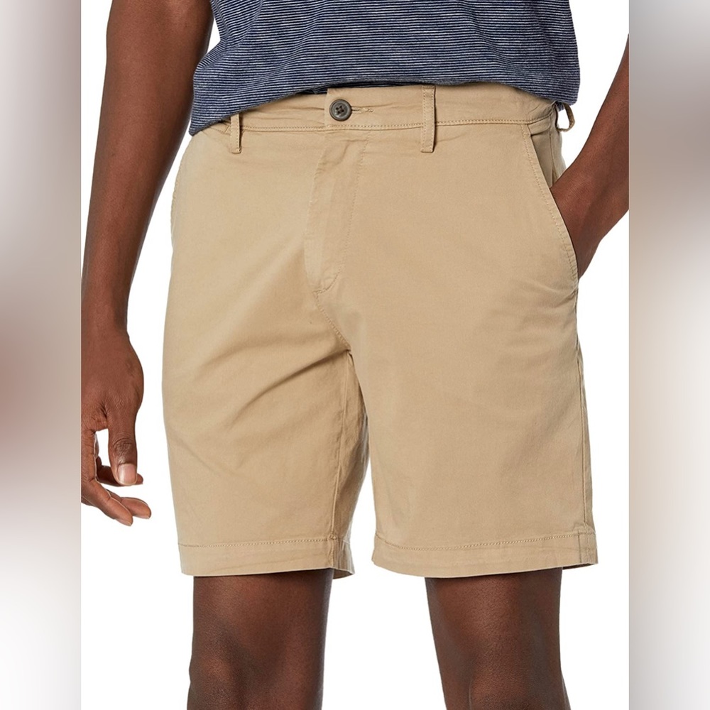 J. Crew Factory 7" Flex Khaki Short sz 34